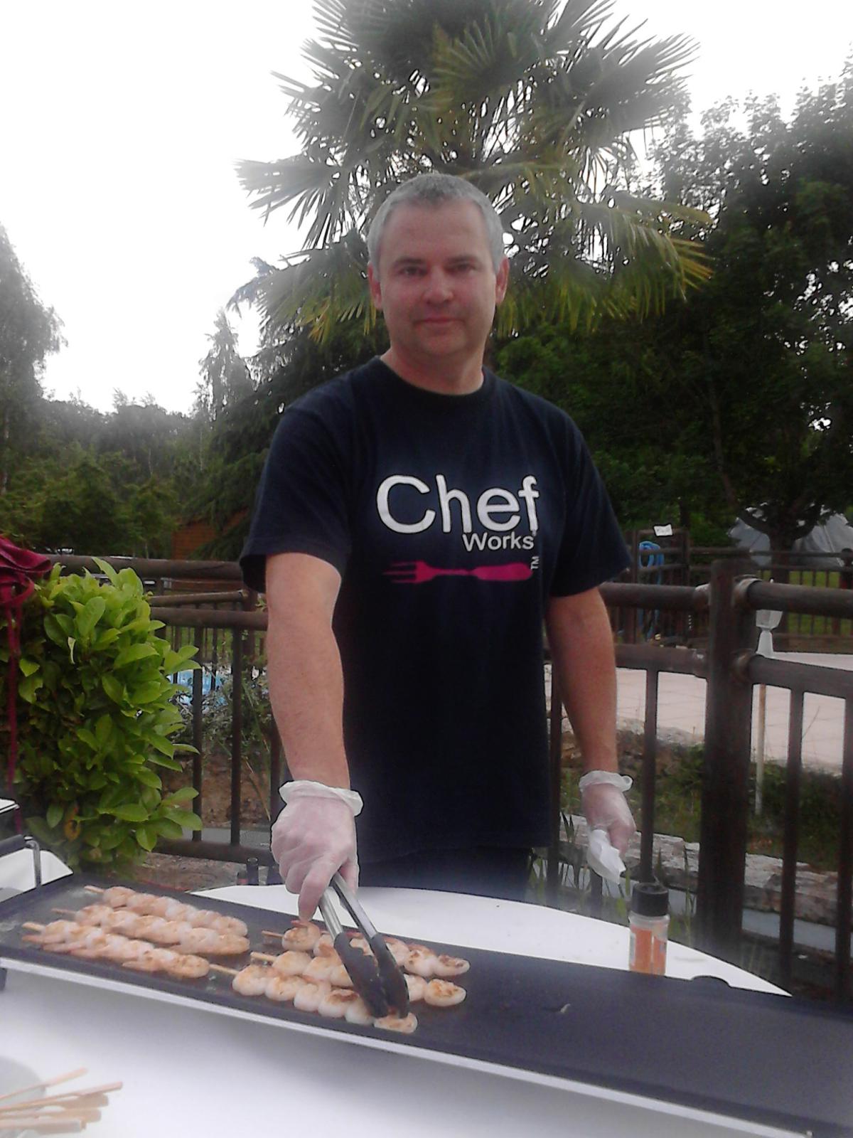Chef Pascal Sagot, experienced chef offering private catering services for weddings in the Lot valley